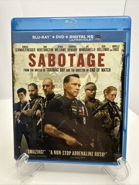 Sabotage (Blu-Ray, 2014) 2 Disc w Digital